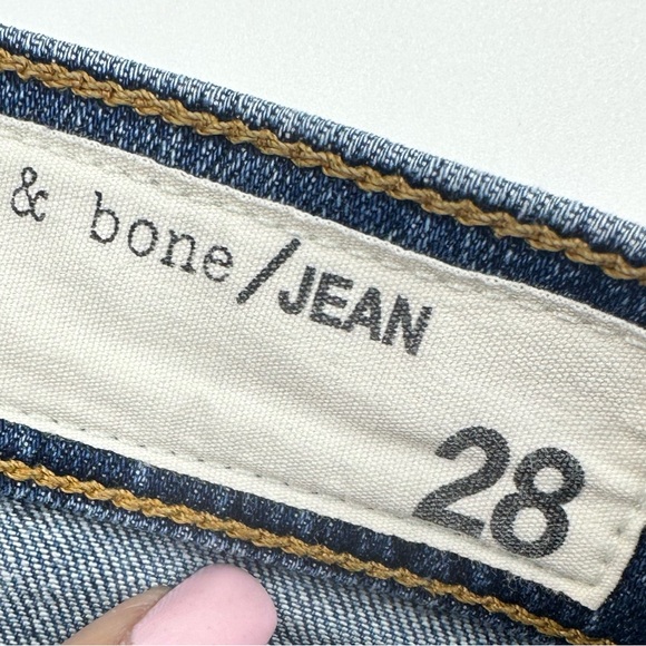 Rag & Bone Dre Jeans Raw Hem Amelie Womens 28 | AN604 - Picture 5 of 9